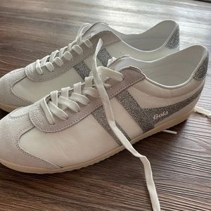 Gold Sneakers size 8